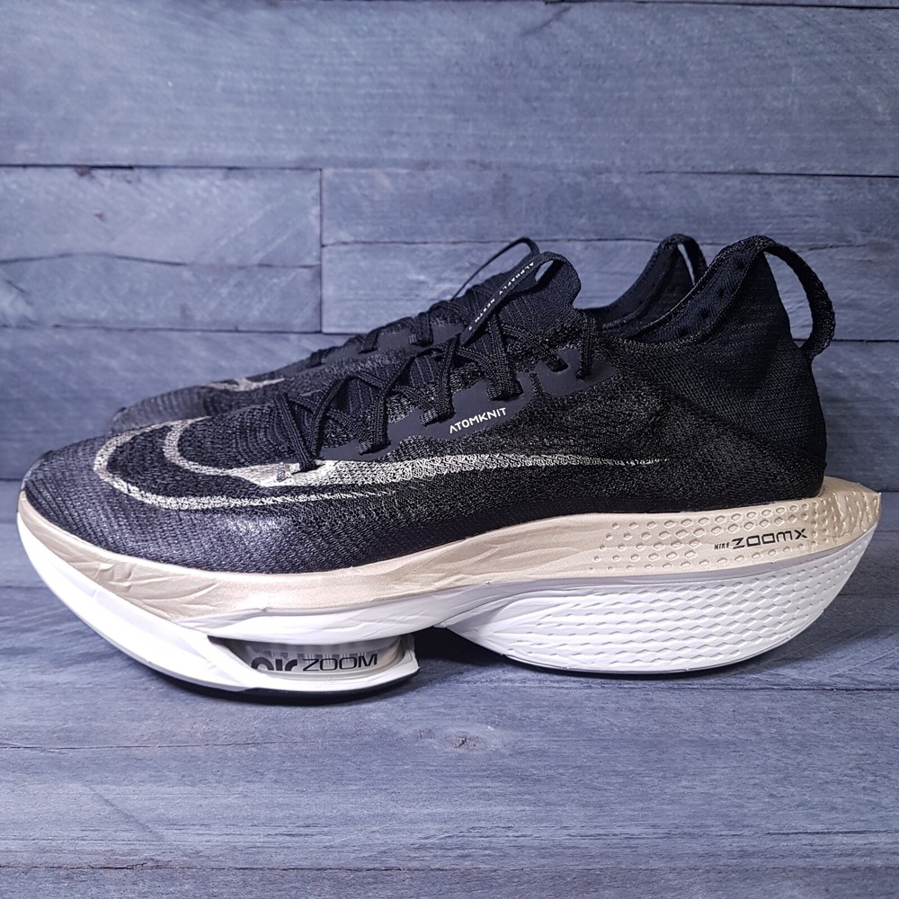 NIKE Air Zoom Alphafly Next% 2 Running Shoes Mens 15 Black Gold